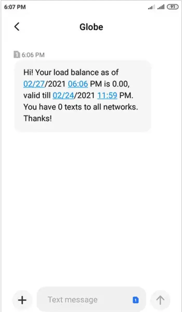 How to Check TM SIM Balance via SMS