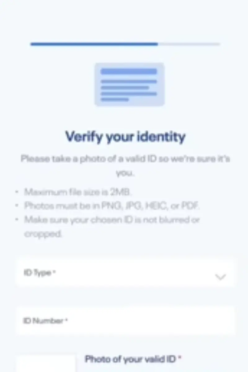 Verify identity