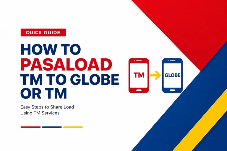 how to pasalaod tm