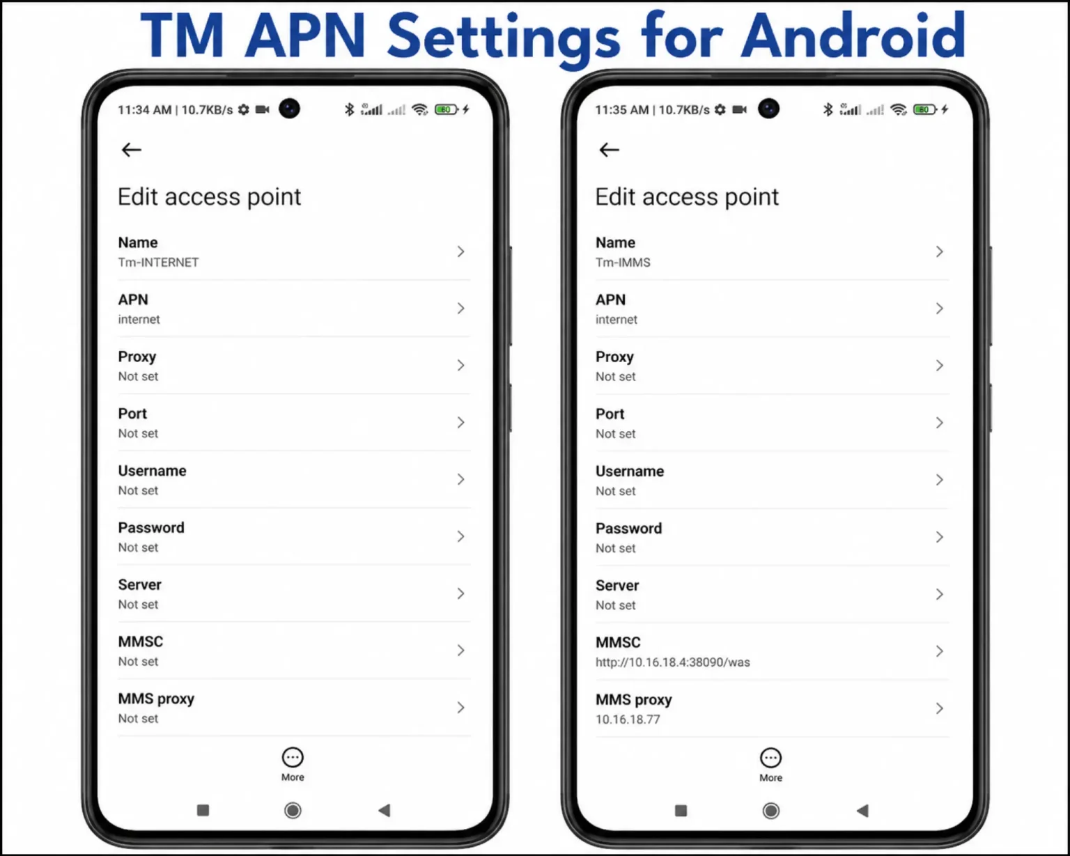TM APN Settings for Android Step by Step